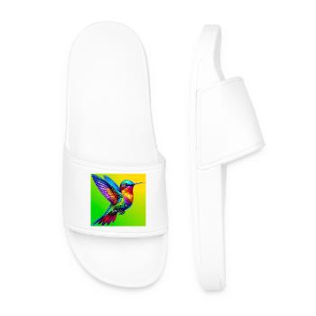 hummingbird - Men’s Pool Sliders - white - Front