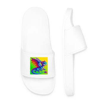 dragon - Claquettes Homme - blanc - Devant