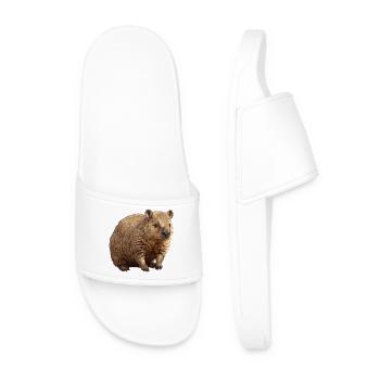 Wombats Wombat - Männer Badelatschen - Weiß - Vorne