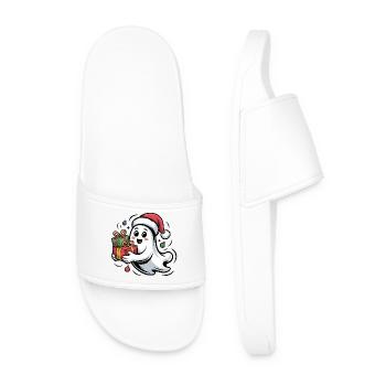 Christmas spirit with gifts - Men’s Pool Sliders - white - Front