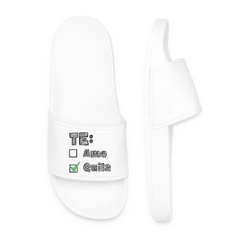 Te AmoTequila - Men’s Pool Sliders - white - Front