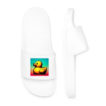 Caneton Canard Canard Canard - Claquettes Homme - blanc - Devant