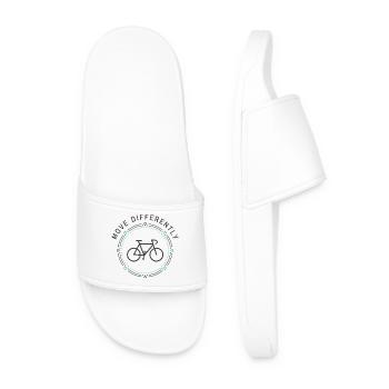 Move Differently - Men’s Pool Sliders - white - Front