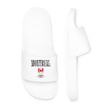 Souvenir Montreal, Montreal Canada - Men’s Pool Sliders - white - Front