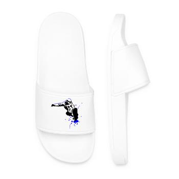 Snowboarders - Claquettes Homme - blanc - Devant