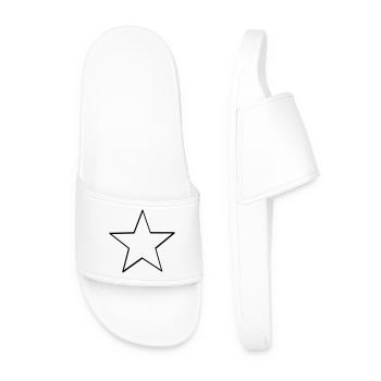 Illustration stellaire - Claquettes Homme - blanc - Devant