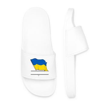 UKRAINE – Espace de noms - Claquettes Homme - blanc - Devant