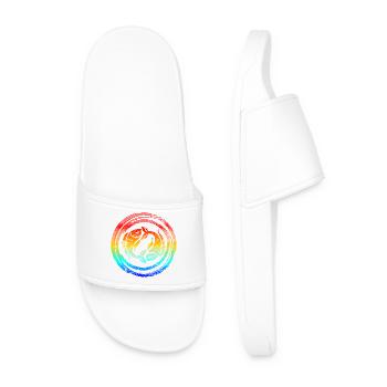 Horoscope Pisces horoscope zodiac sign - Men’s Pool Sliders - white - Front