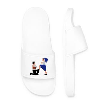 Šij, luby šewco šij... - Men’s Pool Sliders - white - Front