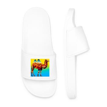 chameau - Claquettes Homme - blanc - Devant