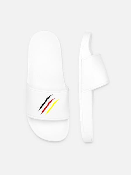 krallen_deutschland_-2- - Men’s Pool Sliders - white