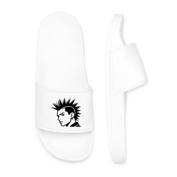 Punk - Men’s Pool Sliders - white - Front