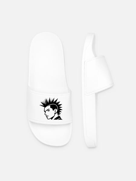 Punk - Men’s Pool Sliders - white
