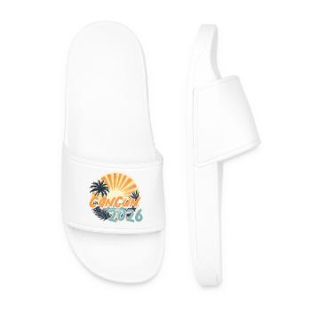 Cancún 2026 - Claquettes Homme - blanc - Devant