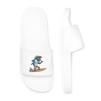 Surfer Dolphin Beach Look - Claquettes Homme - blanc - Devant