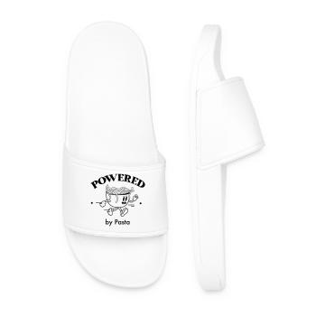 Vintage Pasta - Men’s Pool Sliders - white - Front