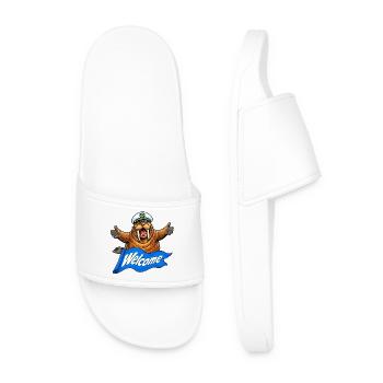 Happy Walrus - Claquettes Homme - blanc - Devant