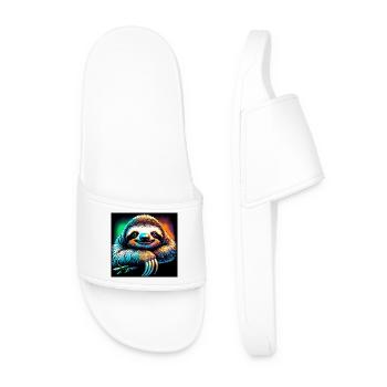 sloth - Men’s Pool Sliders - white - Front
