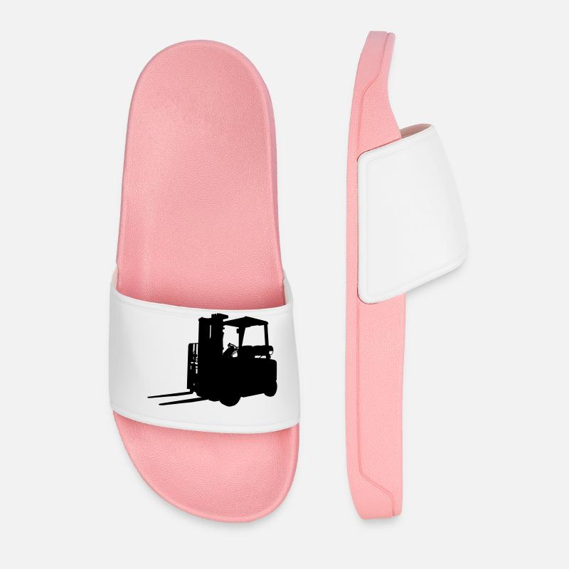 Gabelstapler - Männer Badelatschen - Hellrosa