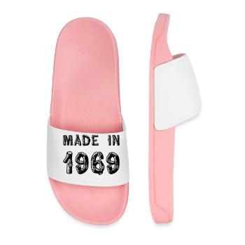 Made in 1969 - Men’s Pool Sliders - light pink - Front