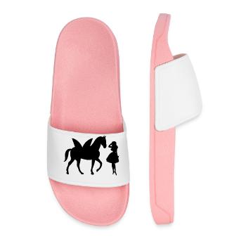 Cheval - Claquettes Homme - rose clair - Devant