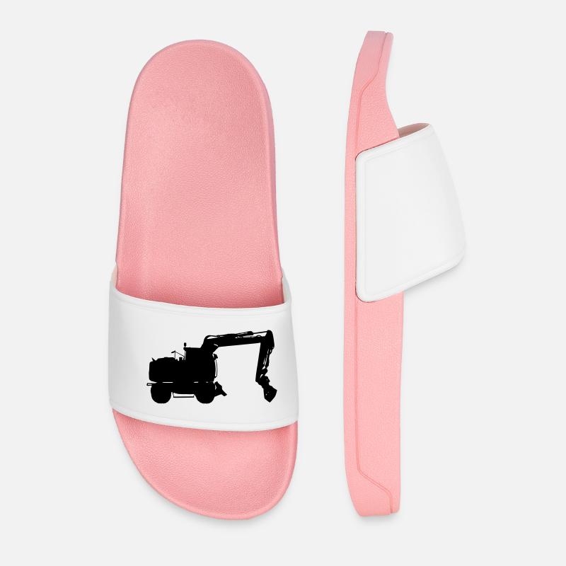 Bagger - Männer Badelatschen - Hellrosa