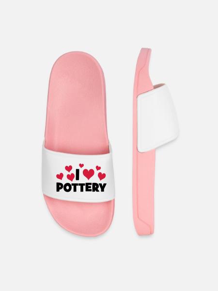 POTTERY - Men’s Pool Sliders - light pink