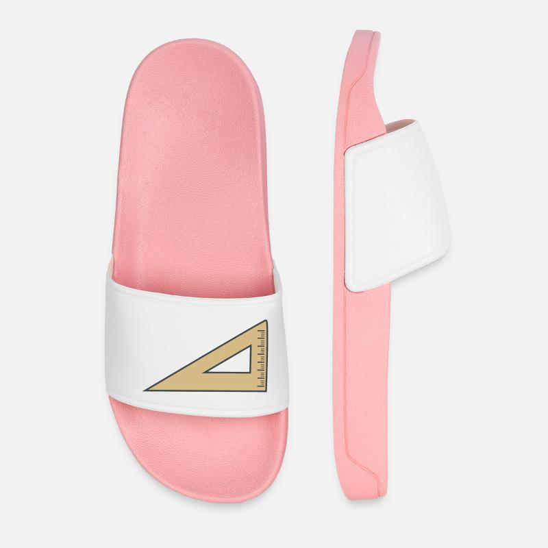 Geometry Tool Geotriangular - Men’s Pool Sliders - light pink