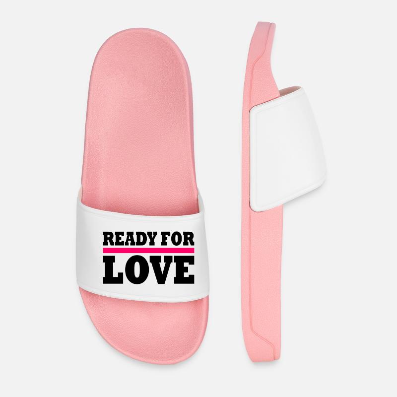 Ready for love - Männer Badelatschen - Hellrosa