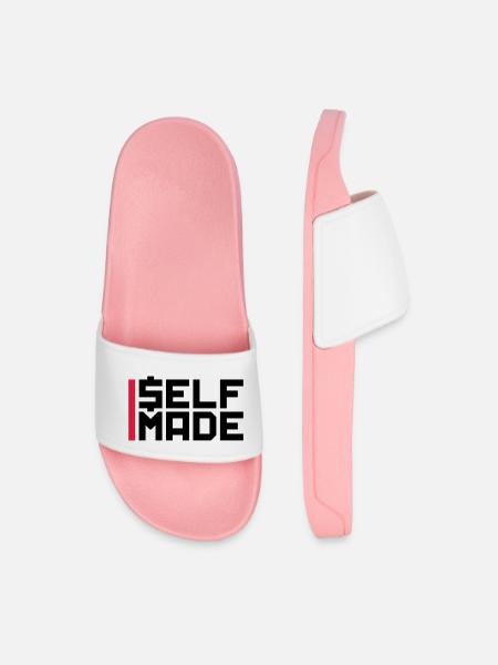 balken logo reich self made man millionaer geld ve - Männer Badelatschen - Hellrosa