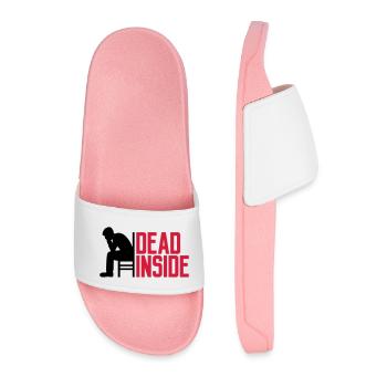 Dépression morte à l'intérieur - Claquettes Homme - rose clair - Devant