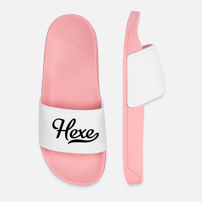 Hexe - Männer Badelatschen - Hellrosa