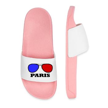 Paris - Men’s Pool Sliders - light pink - Front