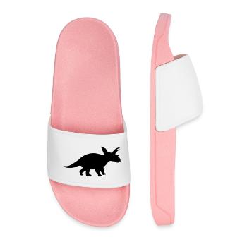 dinosaur - Men’s Pool Sliders - light pink - Front