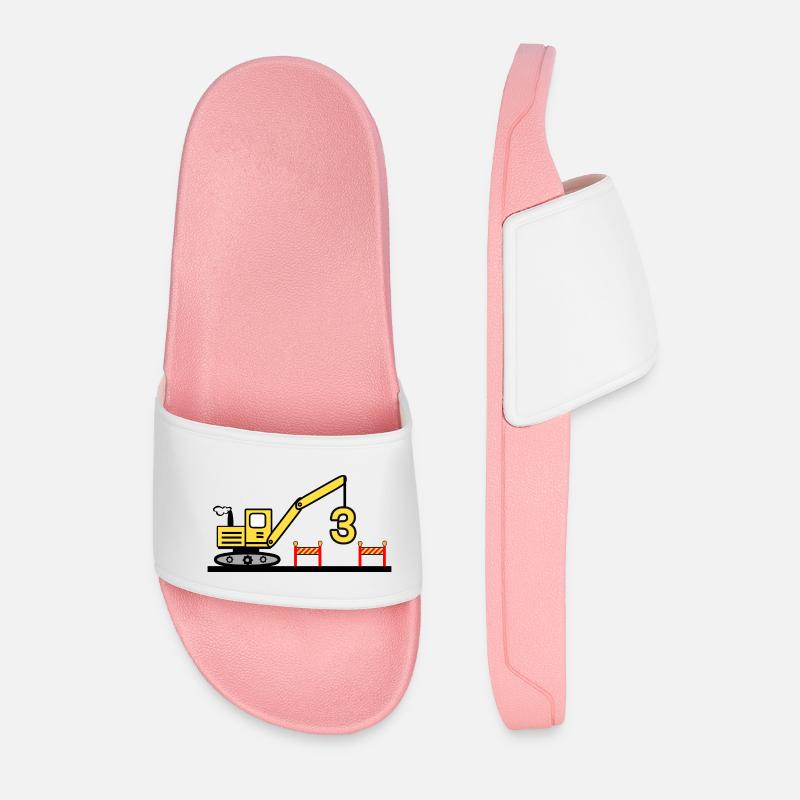 Bagger - Männer Badelatschen - Hellrosa