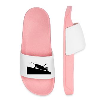 grasshopper - Men’s Pool Sliders - light pink - Front