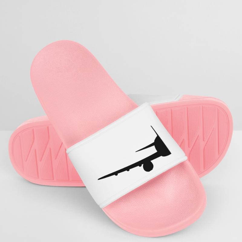 Half half split front front airplane fly pilot mac Men’s Pool Sliders