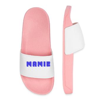 MAMIE. FÊTE DES MÈRES. BONNE FÊTE MAMIE. JE T'AIME - Claquettes Homme - rose clair - Devant