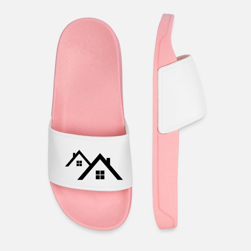 Dach - Männer Badelatschen - Hellrosa