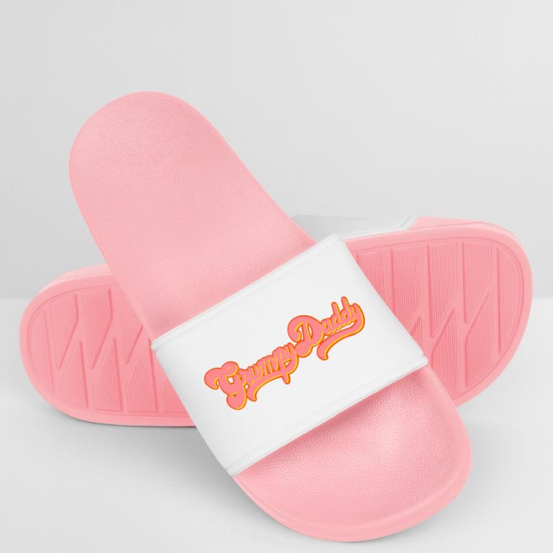 Script rétro de Grumpy Daddy - « Exploitation » en couleur Claquettes Homme