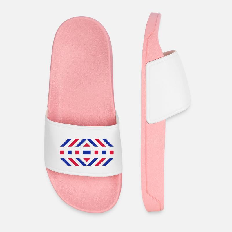 Muster - Männer Badelatschen - Hellrosa