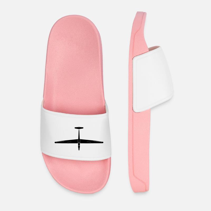 ask21 planeurs planeurs planeurs - Claquettes Homme - rose clair