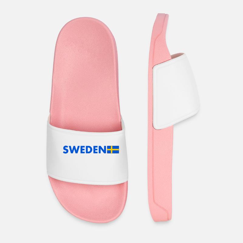 Schweden - Männer Badelatschen - Hellrosa