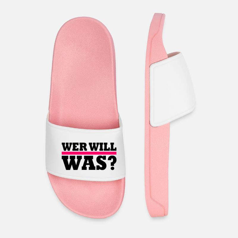 Wer will was - Männer Badelatschen - Hellrosa