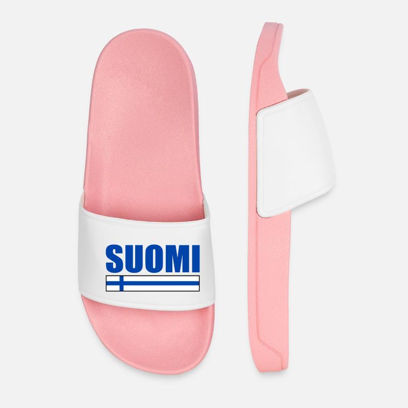 suomi - Männer Badelatschen - Hellrosa