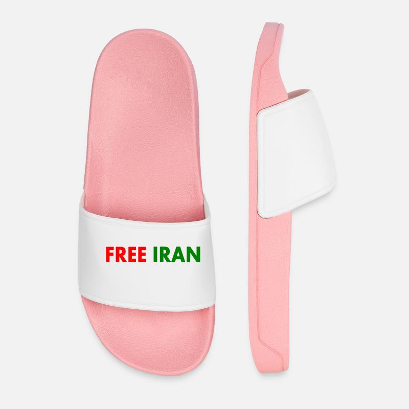 Free iran - Männer Badelatschen - Hellrosa