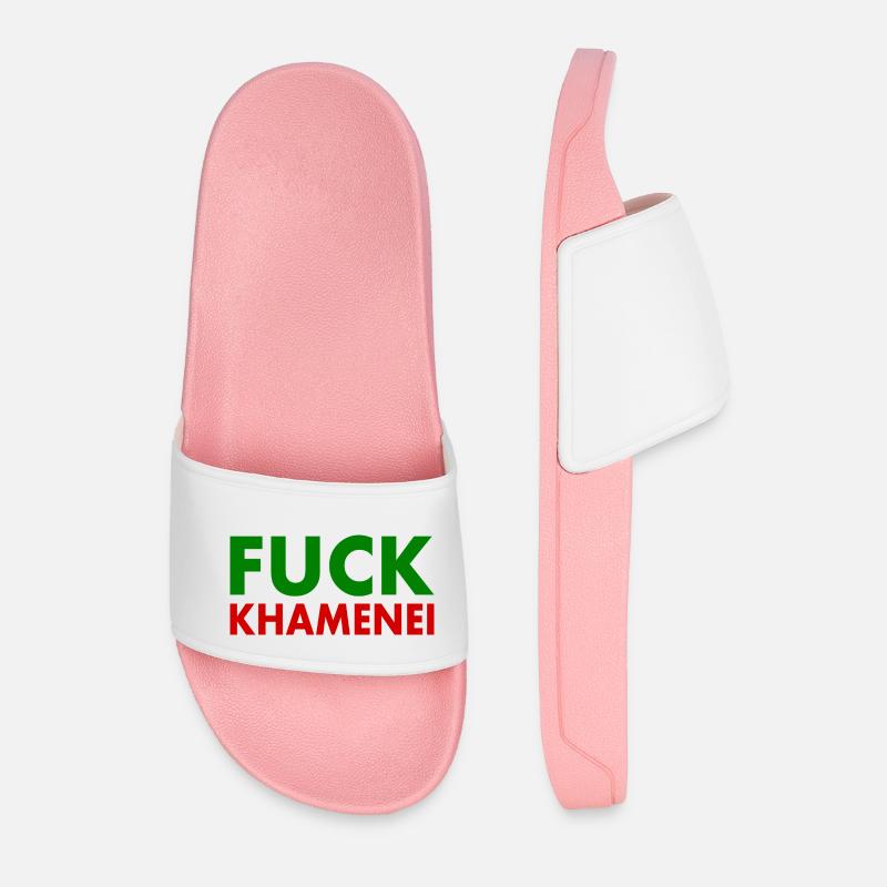 Fuck khamenei Chamenei - iran - Männer Badelatschen - Hellrosa
