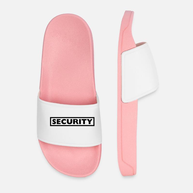 Security Design - Men’s Pool Sliders - light pink
