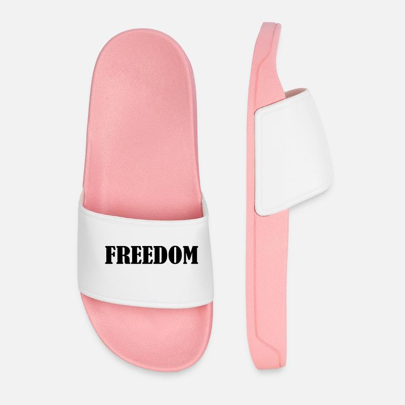 Freedom - Männer Badelatschen - Hellrosa