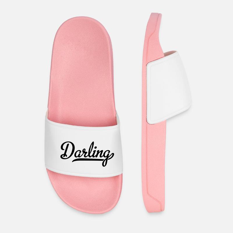 Darling - Männer Badelatschen - Hellrosa